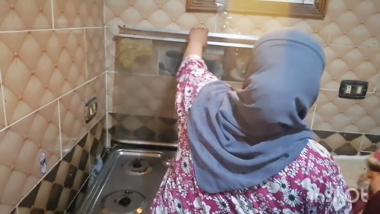 روتين  فى المطبخ فى شقه كفر الشيخ مع ام سمسمه وام سوزي ♥️