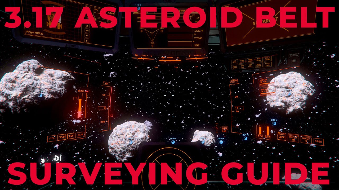 Find QUANTAINIUM Fast in the Belt - Asteroid Surveying Guide for Star Citizen Miners in 3.17