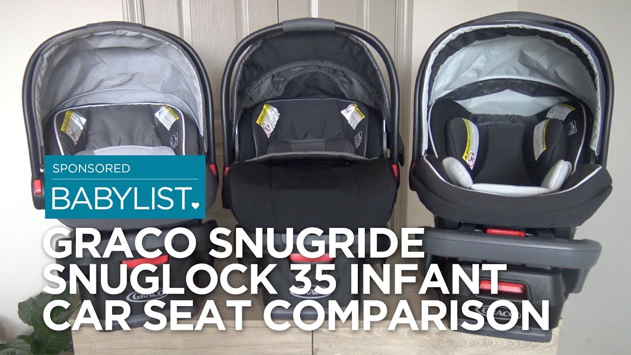 Сравнение детских автокресел Graco SnugRide SnugLock 35: 35, 35 XT и 35 Elite — Babylist