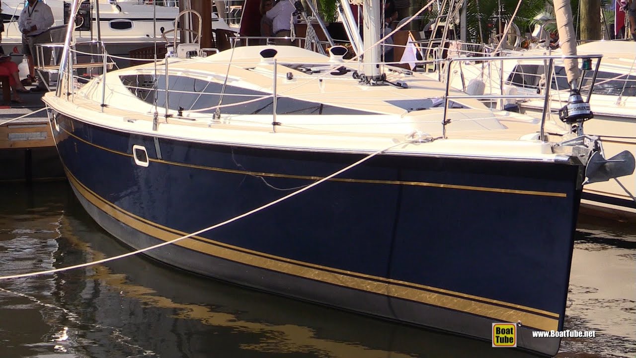 2015 Marlow-Hunter 37 Sailing Yacht - Deck and Interior Walkaround - 2015 Annapolis Sail Boat Show