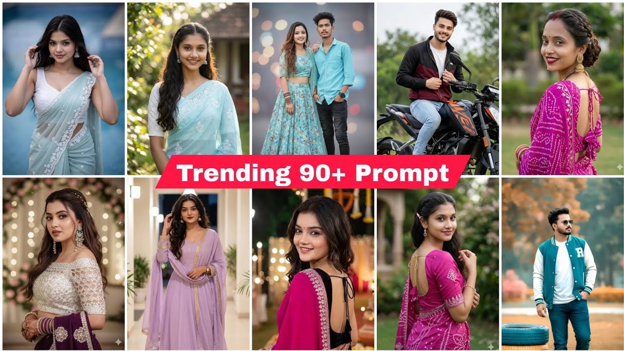 Trending 90+ Prompt Girl's And Boy's 🔥 Instagram Trending Google Gemini Ai Prompt | Photo Editing