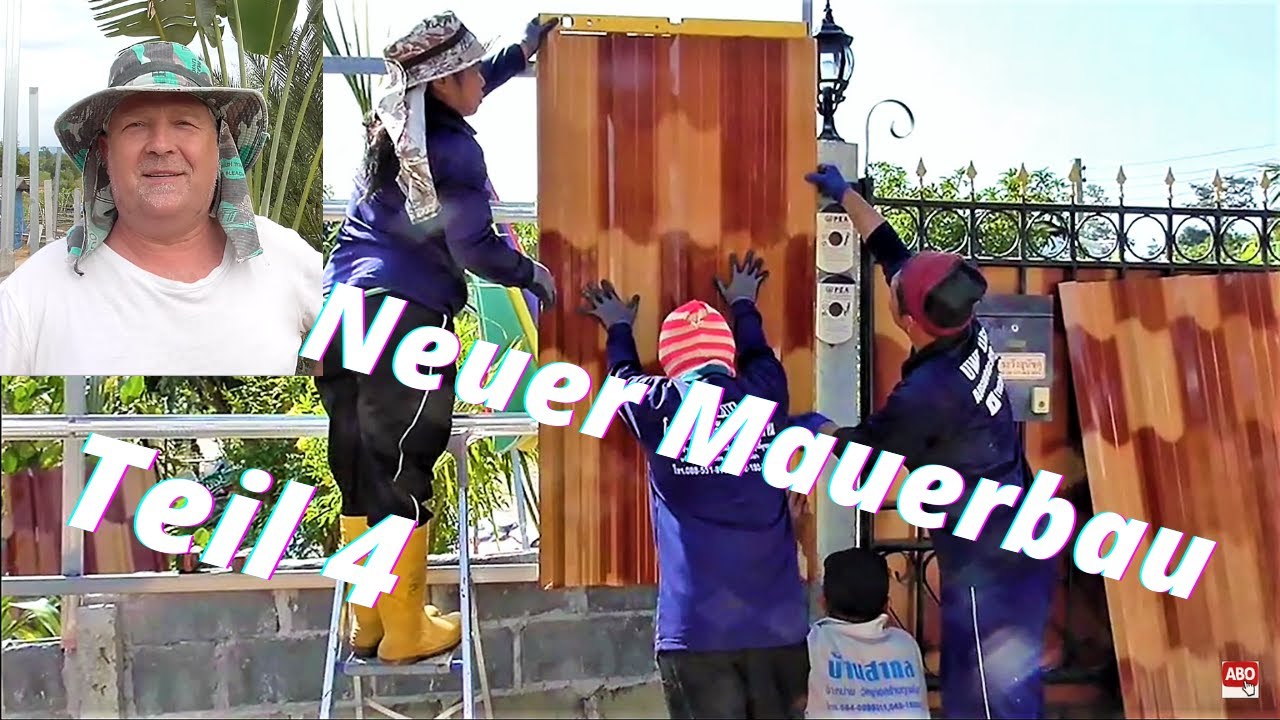 Neu.Thailand Ausgewandert. Rahmen Schweißen und Sichtschutz montieren. FERTIG🥳🥇🏆