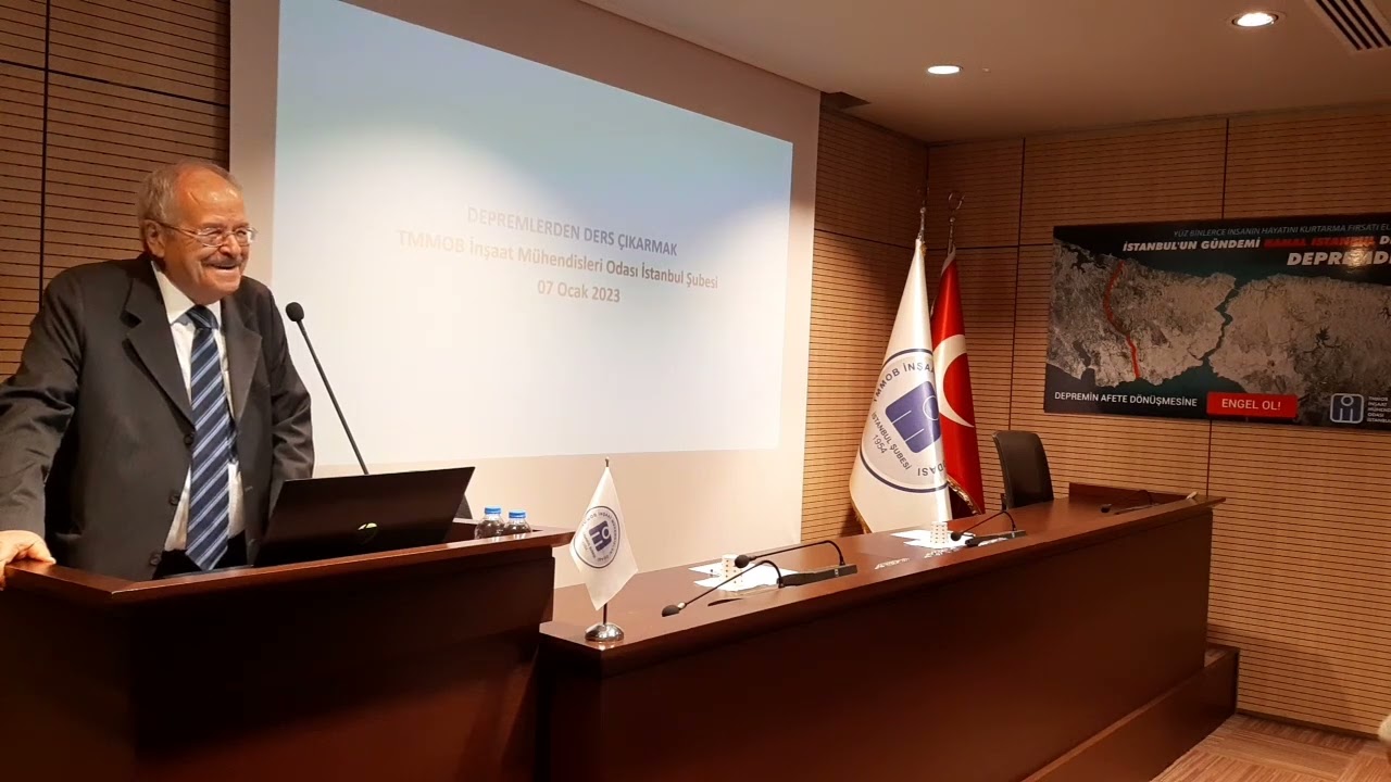 DEPREMLERDEN DERS ÇIKARMAK - Prof. Dr. M. Nuray AYDINOĞLU - Nusret SUNA (İMO 2. Başkanı)