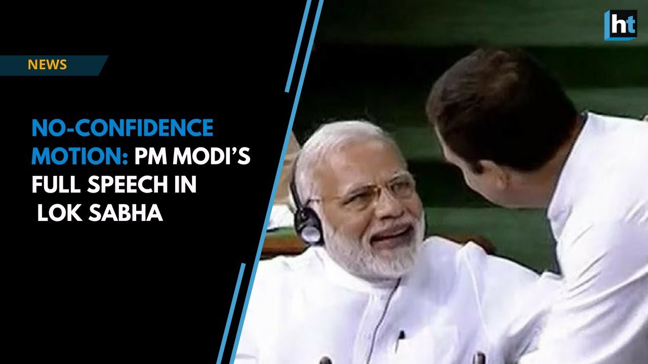 No-confidence motion: PM Modi’s full speech during the debate in the Lok Sabha
