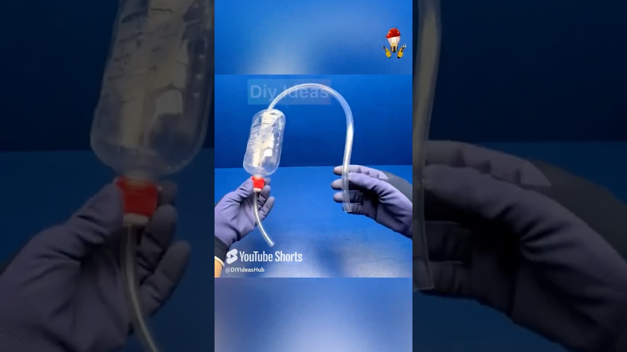 ✅ Pompa wodna NON-STOP. Jak odpompować płyn. POMPA DIY #zr&oacute;b-zr&oacute;b #poradyisztuczki #eksperyment #woda