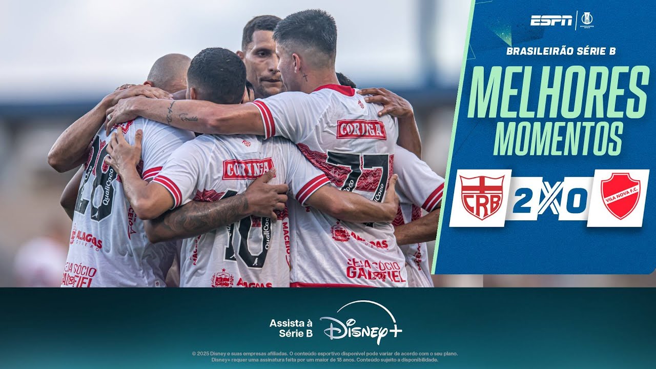 CRB DERROTA O VILA NOVA DENTRO DE CASA PELA SÉRIE B | MELHORES MOMENTOS