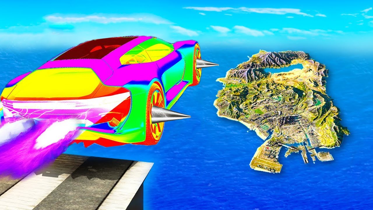 SARIM peste toata HARTA cu MASINA DE 10.000 CAI PUTERE in GTA 5