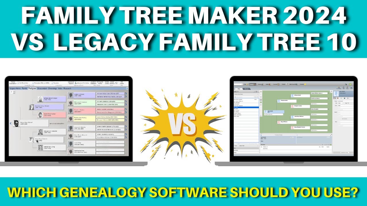Family Tree Maker 2024 против Legacy Family Tree 10 &mdash; какое генеалогическое программное обеспечен...