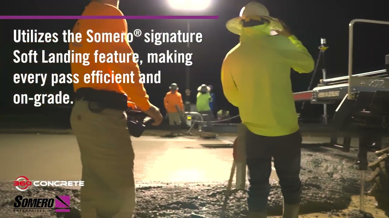Somero SRS-4 Laser Screed + 360 Concrete