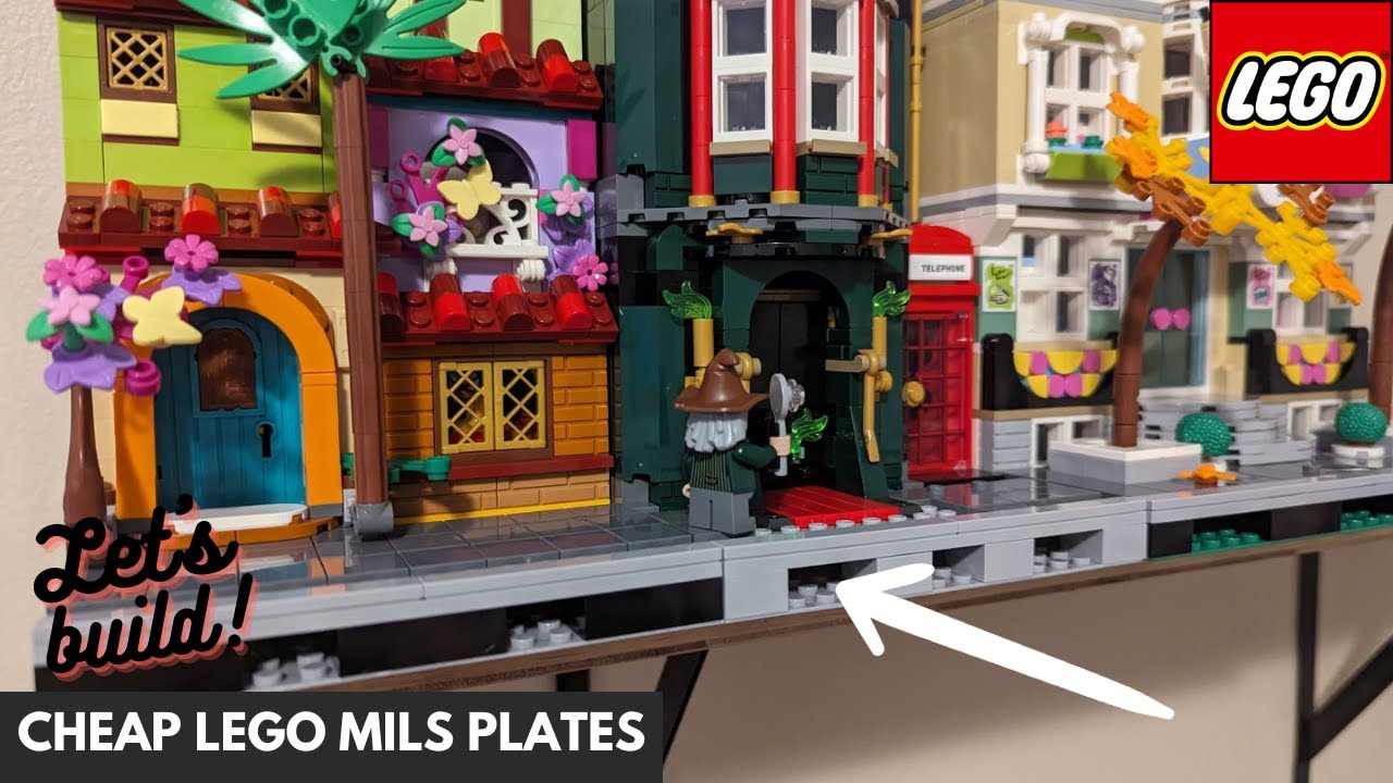 How to build cheap LEGO MILS plates!