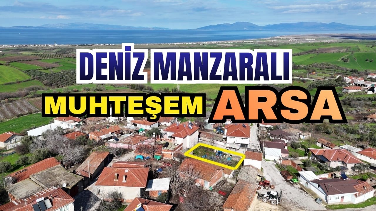 Deniz Manzaralı 464 m² Muhteşem Arsa