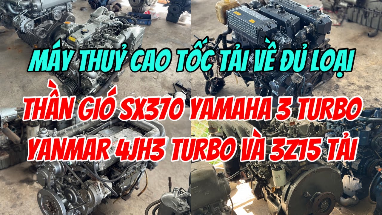 Máy Thuỷ Cao Tốc“Yamaha Sx370 Turbo”Yanmar 4JH3 Turbo-3z15”Yamaha 3 Turbo 0987,179,765 Út| Tâm Vlog