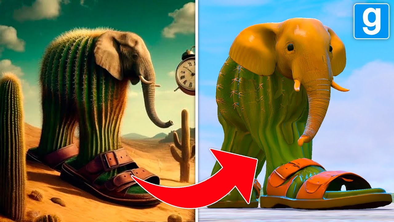 I MADE 3D LIRILI LARILA FROM ITALIAN BRAINROT AI MEME ANIMALS FAMILY in Garry's Mod!