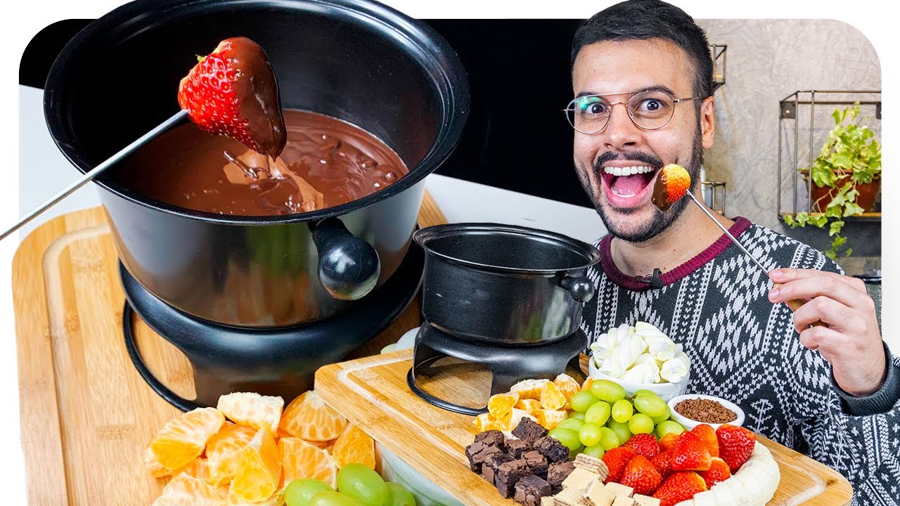 FAÇA UM FONDUE DE CHOCOLATE PERFEITO | Thigas Ribeiro
