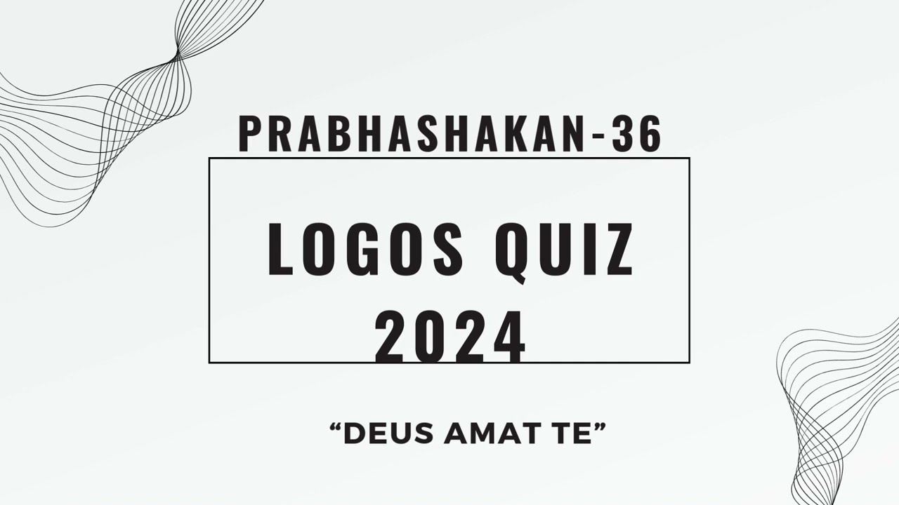 Logos Quiz 2024 - Prabhashakan 36
