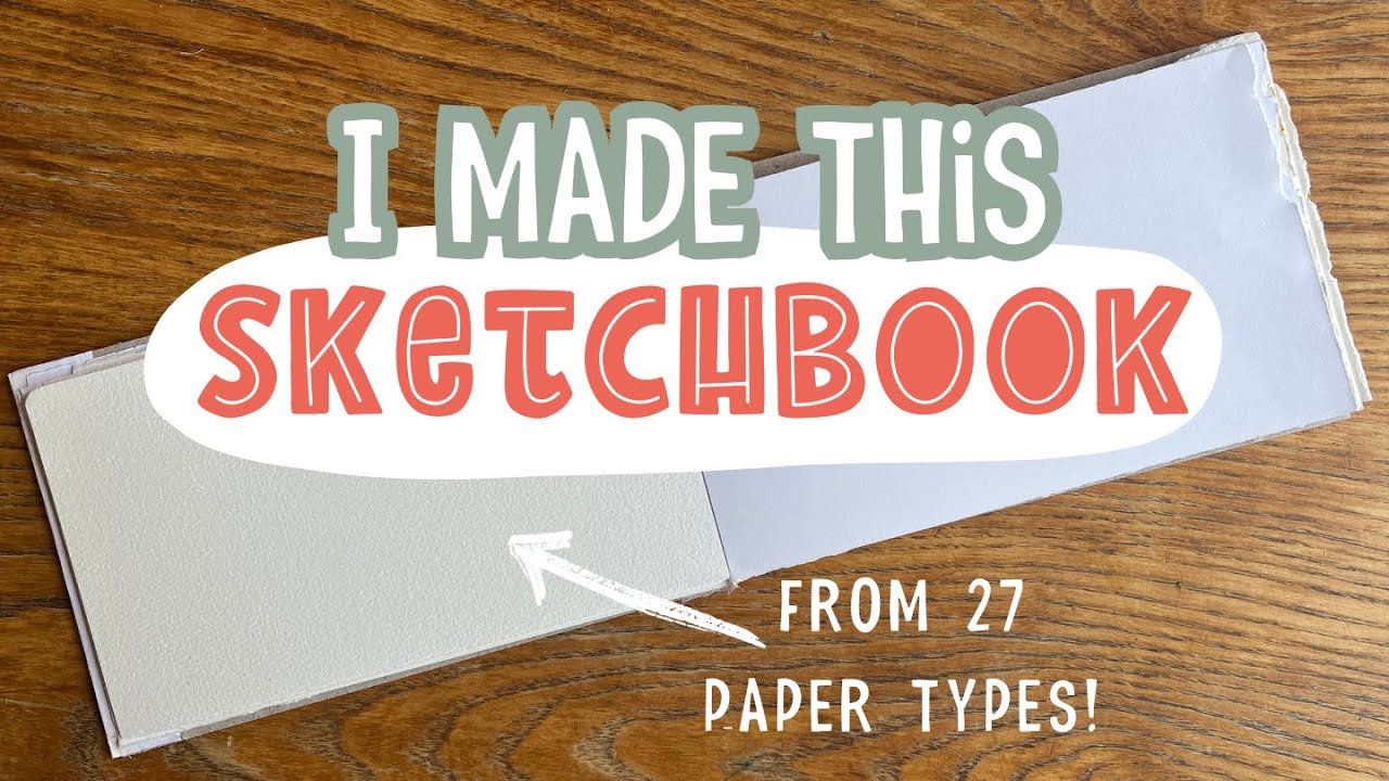 My no sew DIY sketchbook!