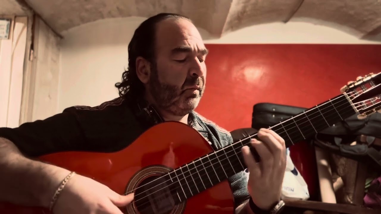 Rafael Cortés practicando