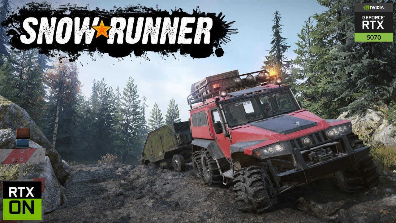 SnowRunner – YAR 87 Tows Prototype Exploration Unit to Island Lake | Radar Scan #offroad #snowrunner