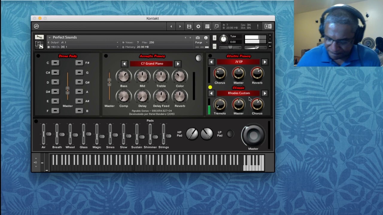 Review Perfect sounds Library by Agnaldo Gomes #kontakt