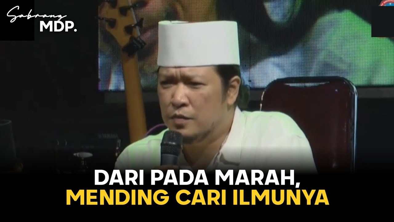 setiap masalah ada ilmunya - Mas Sabrang MDP