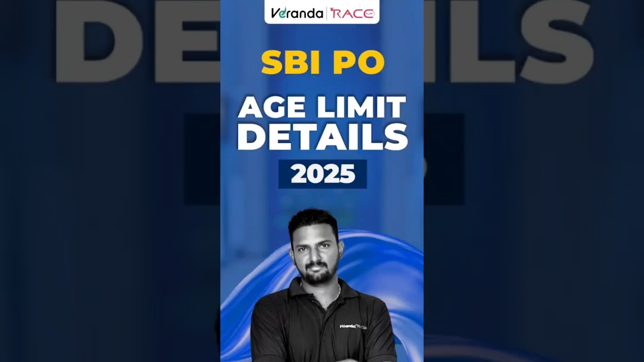 SBI PO 2025 | AGE LIMIT DETAILS 📌