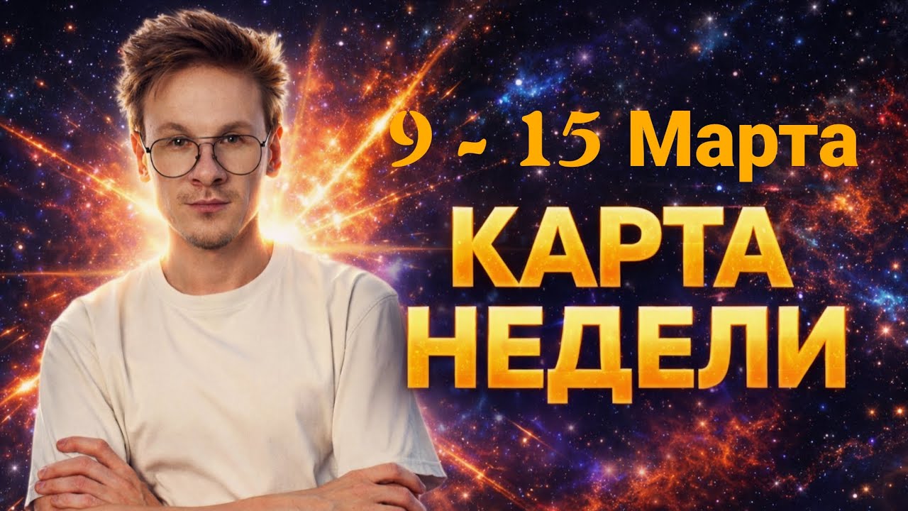 Карта-Совет на неделю с 9 по 15 Марта 2026 года для Всех Знаков Зодиака 