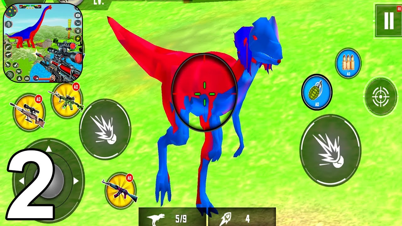 Dino Family 3D Hunting Games Android Gameplay Part 2