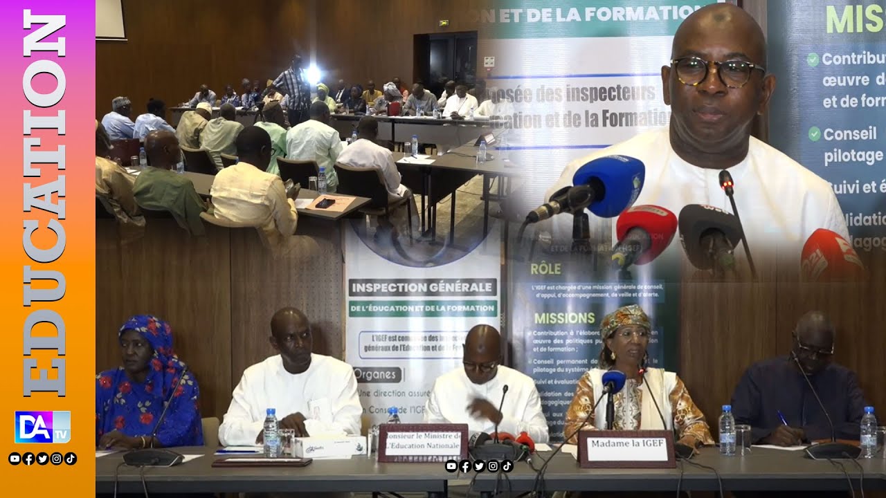 Rencontre avec le collège des IGEF: le ministre Moustapha Guirassy ouvre les réflexions sur…