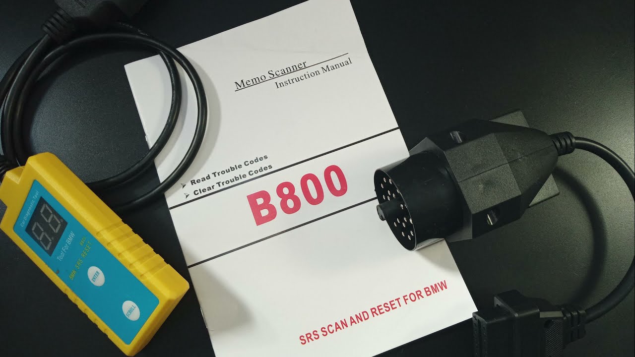 B800 Scan & Reset Tool For BMW SRS (Air Bag) 1994 -2003
