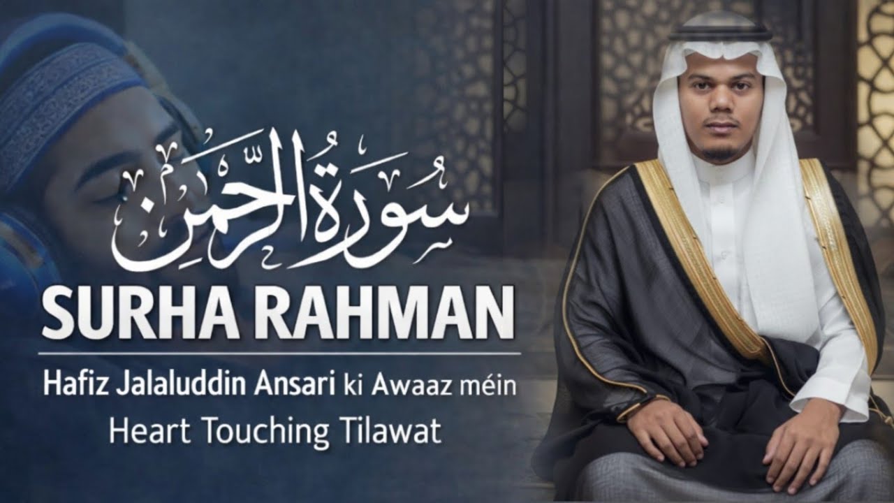 Surah Ar-Rahman | The Most Beautiful & Peaceful Qur’an Recitation | Hafiz Jalaluddin Ansari