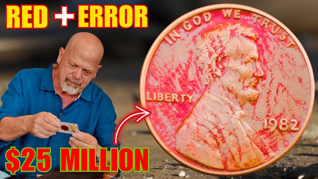 THIS SUPER RARE RED ERROR PENNY WORTH MILLION OF DOLLAR ! LUCKY IF YOU HAVE ONE