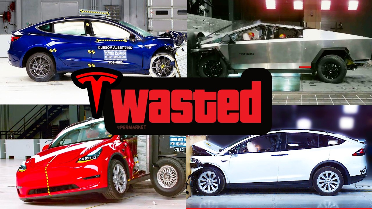 NEW 2025 Tesla Crash Tests | Are They Really Safe?
