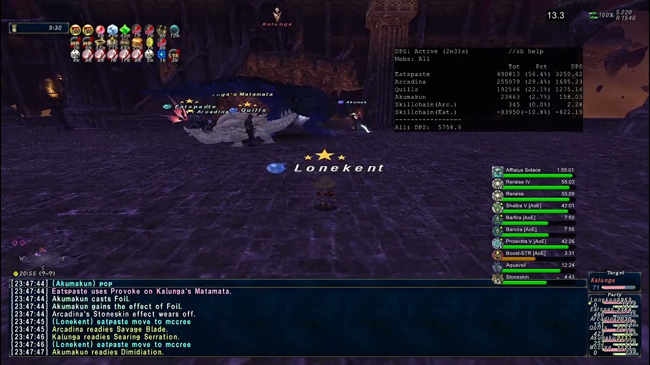FFXI Odyssey Gaol A3 Kalunga V20