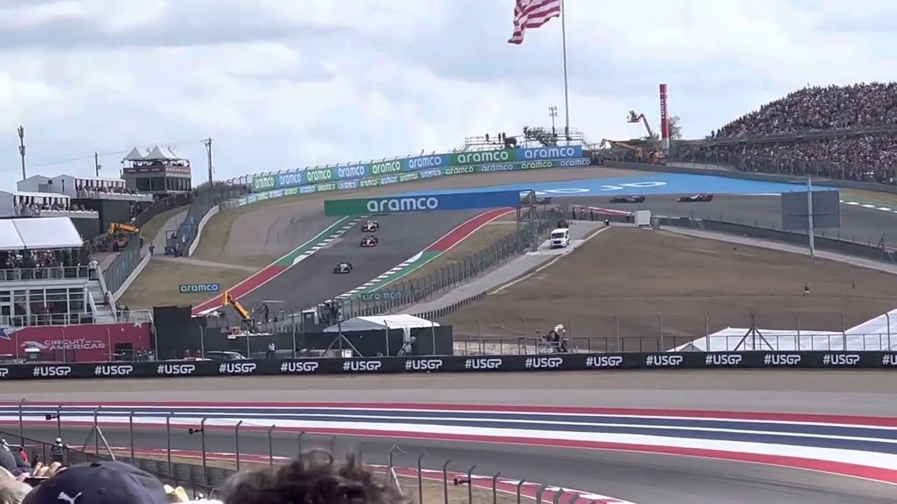 Turn 19 COTA grandstands 2022!! #f1 #austingp #formula1