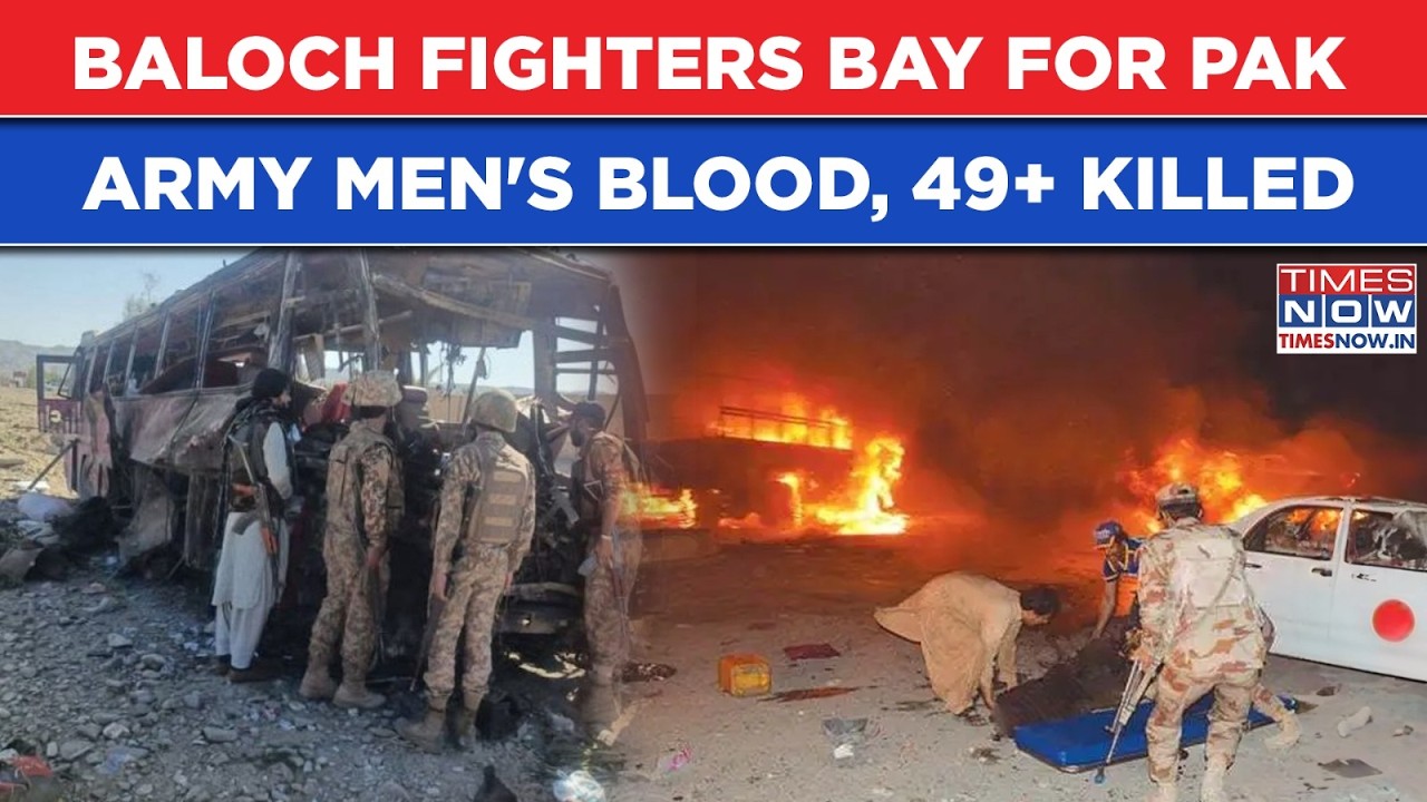 Balochistan Fighters Roar Like Lions, Bay For Pakistan Army's Blood, 49+ Asim Munir's Men Killed