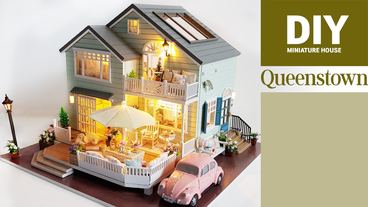DIY Miniature Dollhouse KitㅣQueenstownㅣ퀸스타운ㅣ미니어처하우스ㅣ박소소(soso miniature)