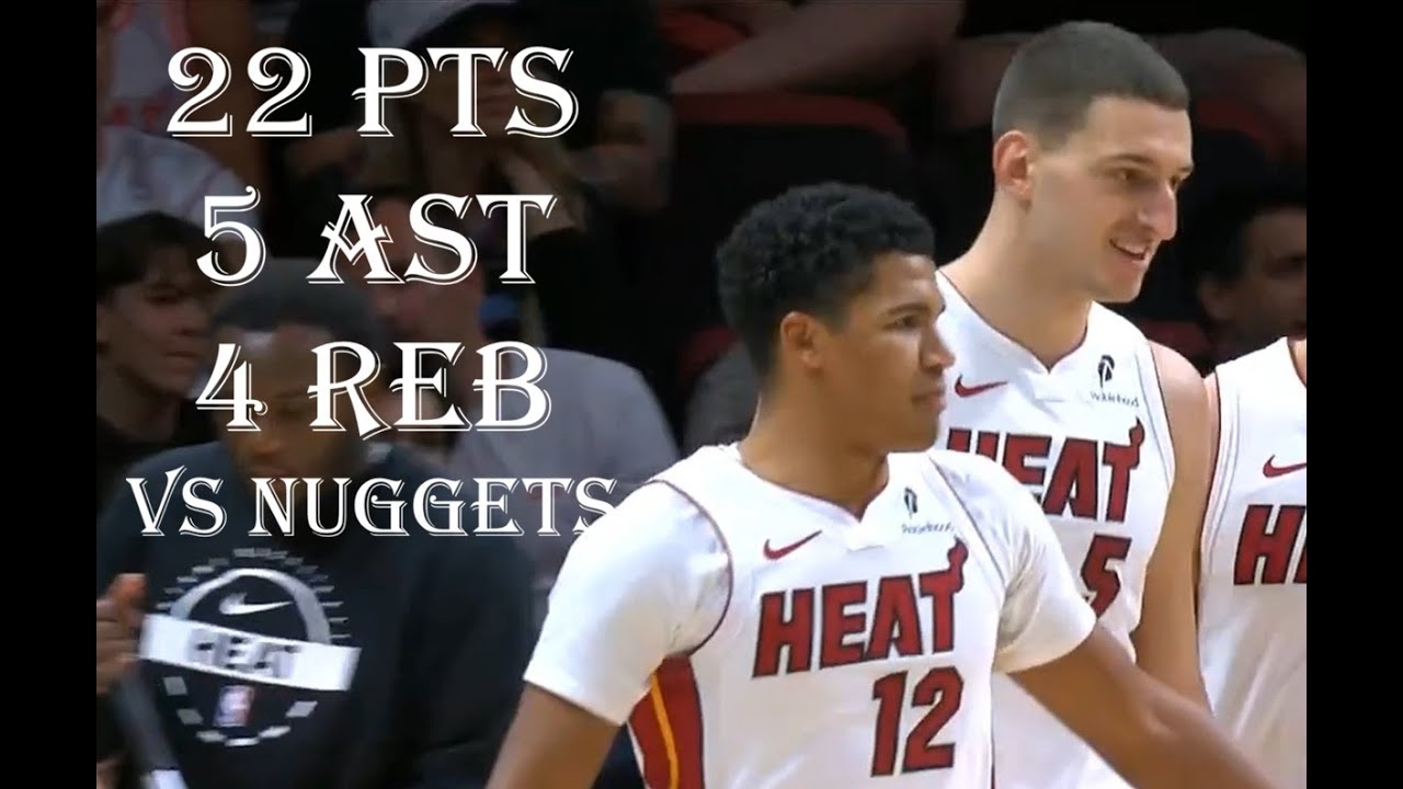 Nikola Jovic 22 Pts 4 Reb 5 Ast Denver Nuggets vs Miami Heat HIGHLIGHTS
