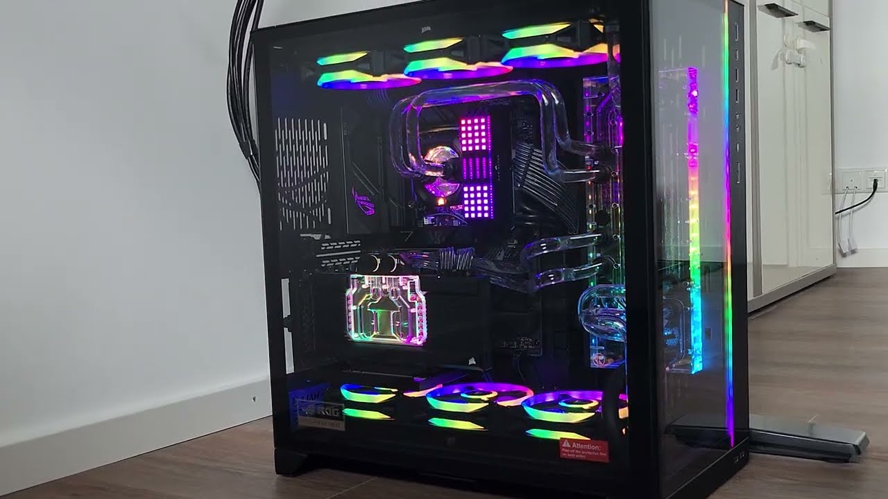 Custom Watercooled PC Build Timelapse