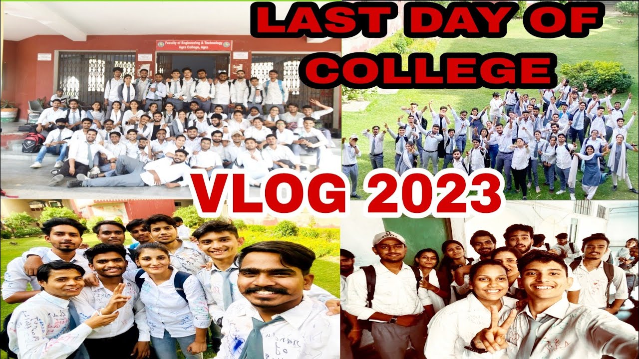 Last Day Of College💔🥺| Vlog 2023 | Agra College Agra|Scribble Day|#vlog #collegelife#agracollage