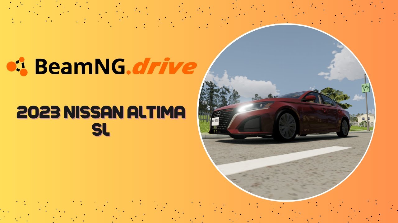 2023 Nissan Altima SL Test Drive (BeamNG VR)