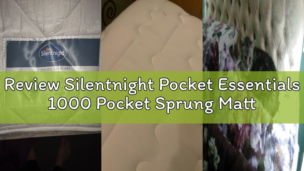 Review Silentnight Pocket Essentials 1000 Pocket Sprung Mattress | Medium | Single
