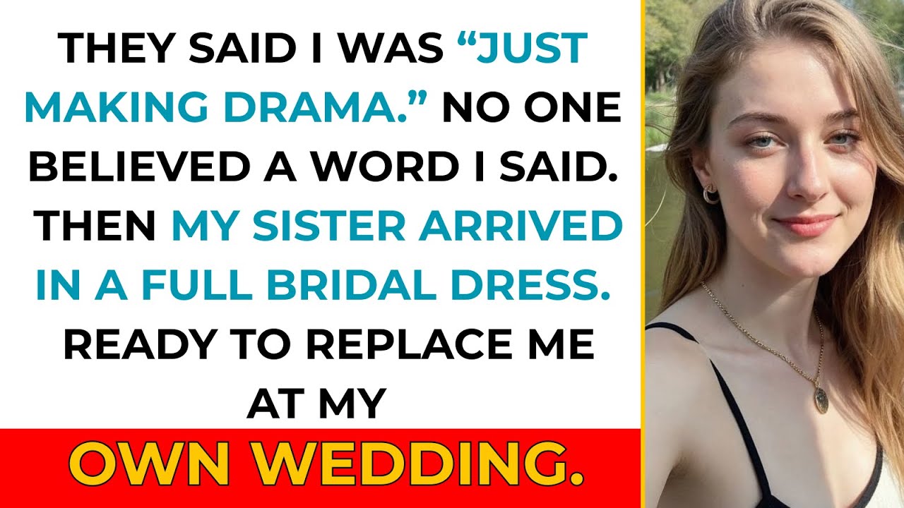 They Said I Was Making Drama — Until My Sister Showed Up Ready to Replace Me as the Bride