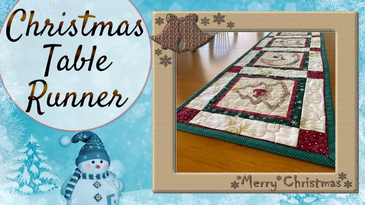 Сшейте уютную рождественскую скатерть-дорожку: простой пошаговый мастер-класс | Канал The Sewing ...