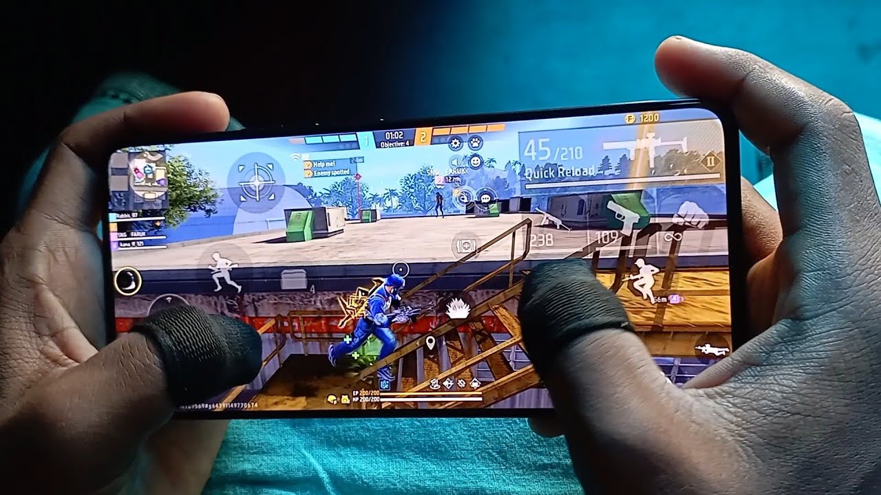 Poco F6 Battery Drain Test and gameplay highlights in CS Rank/Free Fire Max