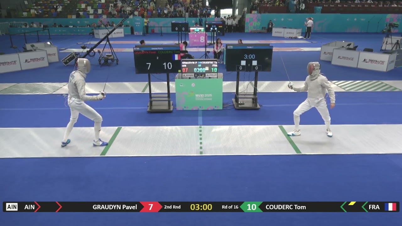 Wuxi Worlds 2025 JMS - L8 - Pavel Graudyn RUS v Tom Couderc FRA