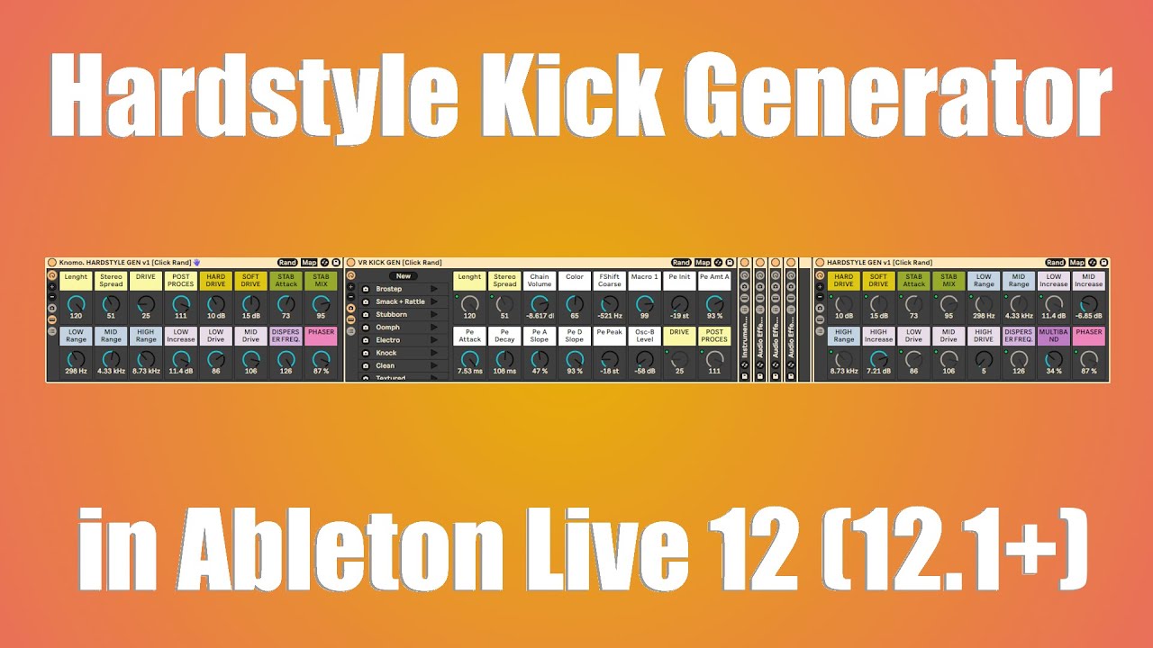 I made a HARDSTYLE KICK GENERATOR in Ableton Live 12 [Free DL]