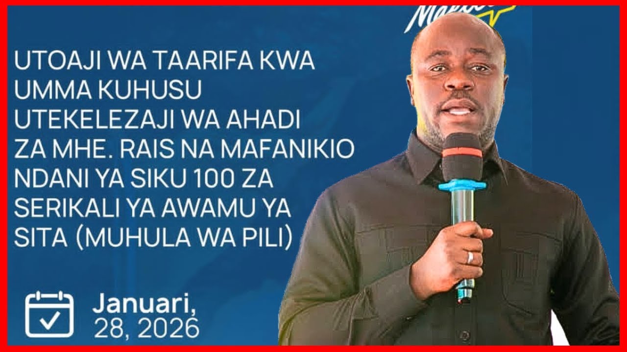 🔴LIVE: WAZIRI WA MAJI ANAZUNGUMZA MUDA HUU
