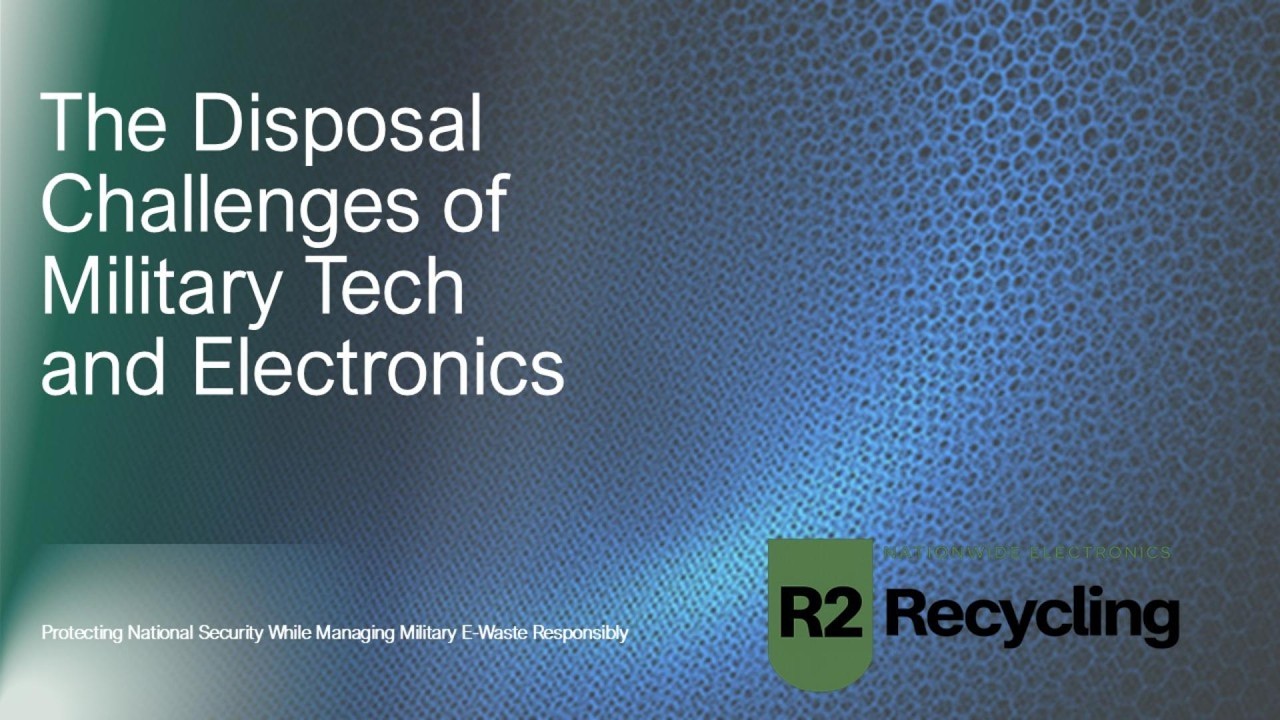 The Disposal Challenges of Military Tech: E-Waste, Security, and Responsible Recycling
