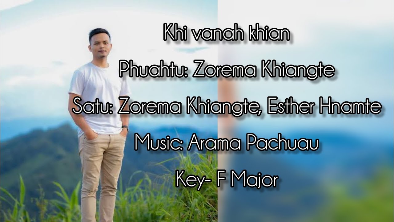 Mizo Karaoke, Khi vanah khian || Mipa Key- F Major.