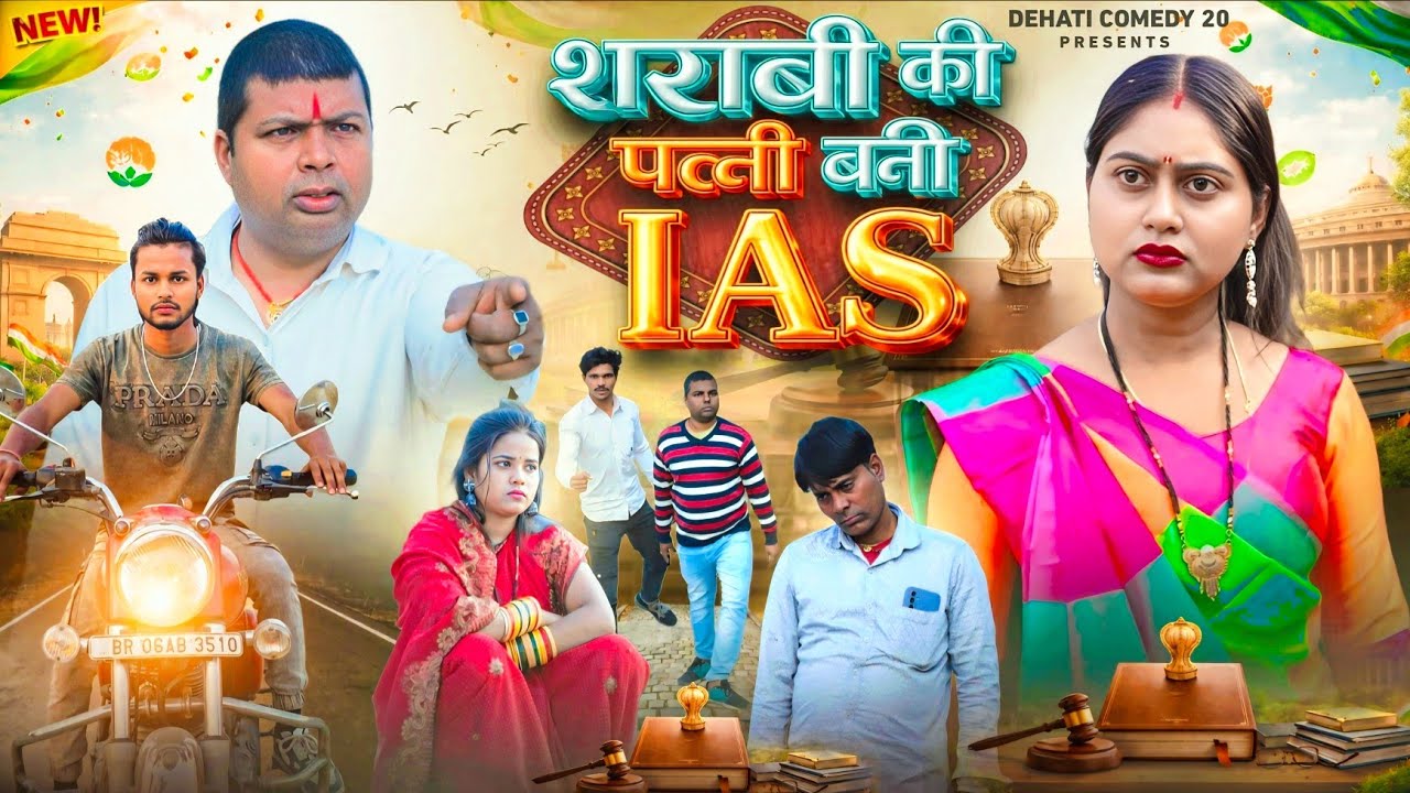शराबी की पत्नी बनी - IAS | Aurat Bani - IAS | NEW VIDEO | @Dehaticomedy20